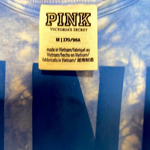 VS Pink, Medium, blue tie dye body suit - Picture 5 of 6